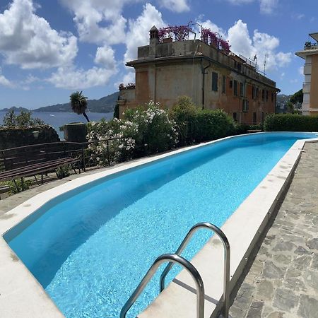 Nautilus Vista Mare Mozzafiato A 180 Gradi- Posto Auto Privato - 2 Camere Matrimoniali Piu 1 Divano Letto Singolo-Sky,Netflix-Wifi 200Mg Рапалло Экстерьер фото