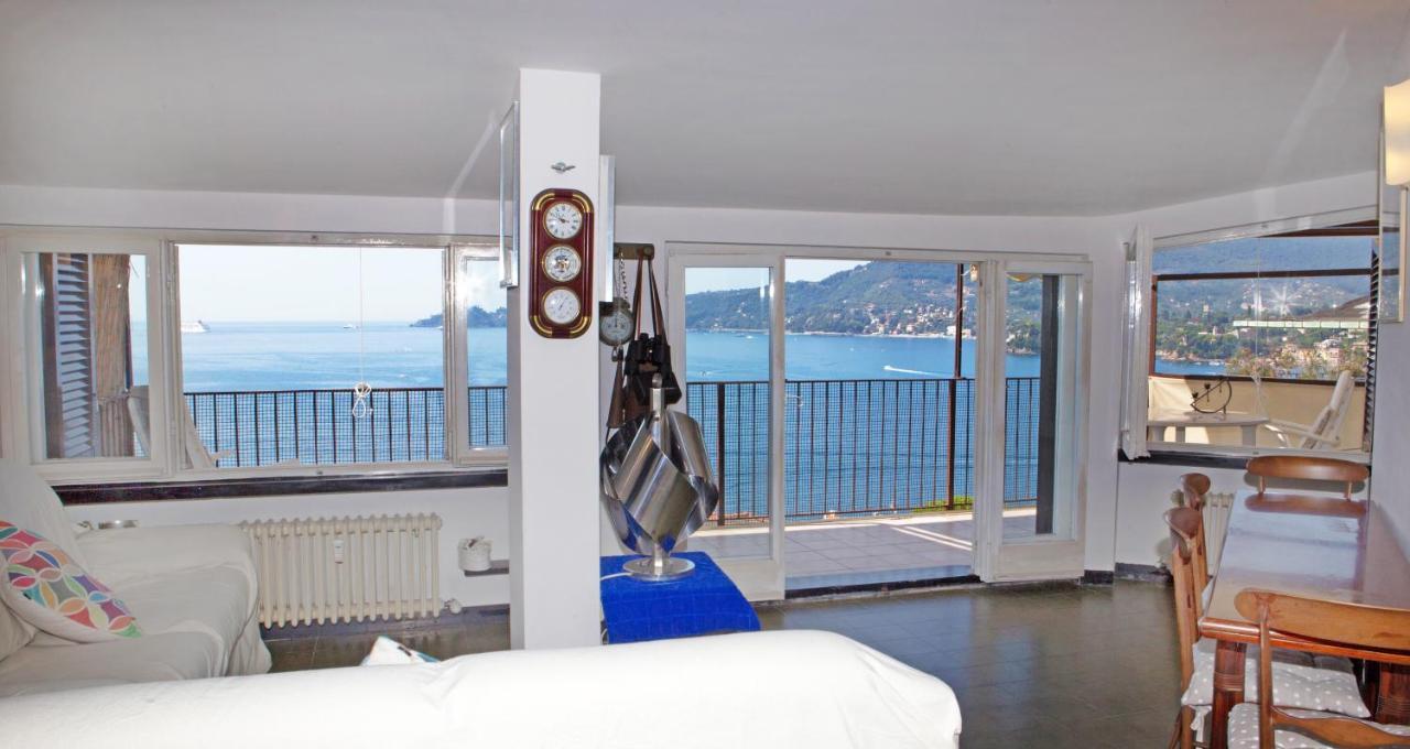 Nautilus Vista Mare Mozzafiato A 180 Gradi- Posto Auto Privato - 2 Camere Matrimoniali Piu 1 Divano Letto Singolo-Sky,Netflix-Wifi 200Mg Рапалло Экстерьер фото