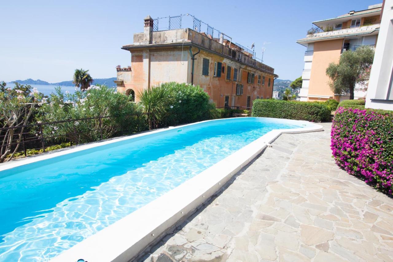 Nautilus Vista Mare Mozzafiato A 180 Gradi- Posto Auto Privato - 2 Camere Matrimoniali Piu 1 Divano Letto Singolo-Sky,Netflix-Wifi 200Mg Рапалло Экстерьер фото