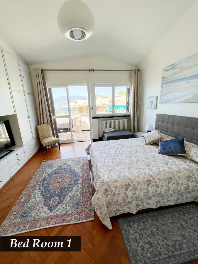 Nautilus Vista Mare Mozzafiato A 180 Gradi- Posto Auto Privato - 2 Camere Matrimoniali Piu 1 Divano Letto Singolo-Sky,Netflix-Wifi 200Mg Рапалло Экстерьер фото