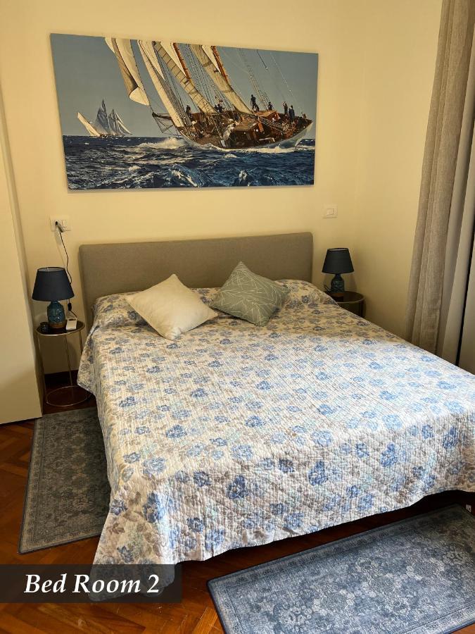Nautilus Vista Mare Mozzafiato A 180 Gradi- Posto Auto Privato - 2 Camere Matrimoniali Piu 1 Divano Letto Singolo-Sky,Netflix-Wifi 200Mg Рапалло Экстерьер фото