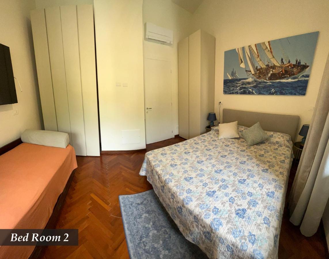 Nautilus Vista Mare Mozzafiato A 180 Gradi- Posto Auto Privato - 2 Camere Matrimoniali Piu 1 Divano Letto Singolo-Sky,Netflix-Wifi 200Mg Рапалло Экстерьер фото